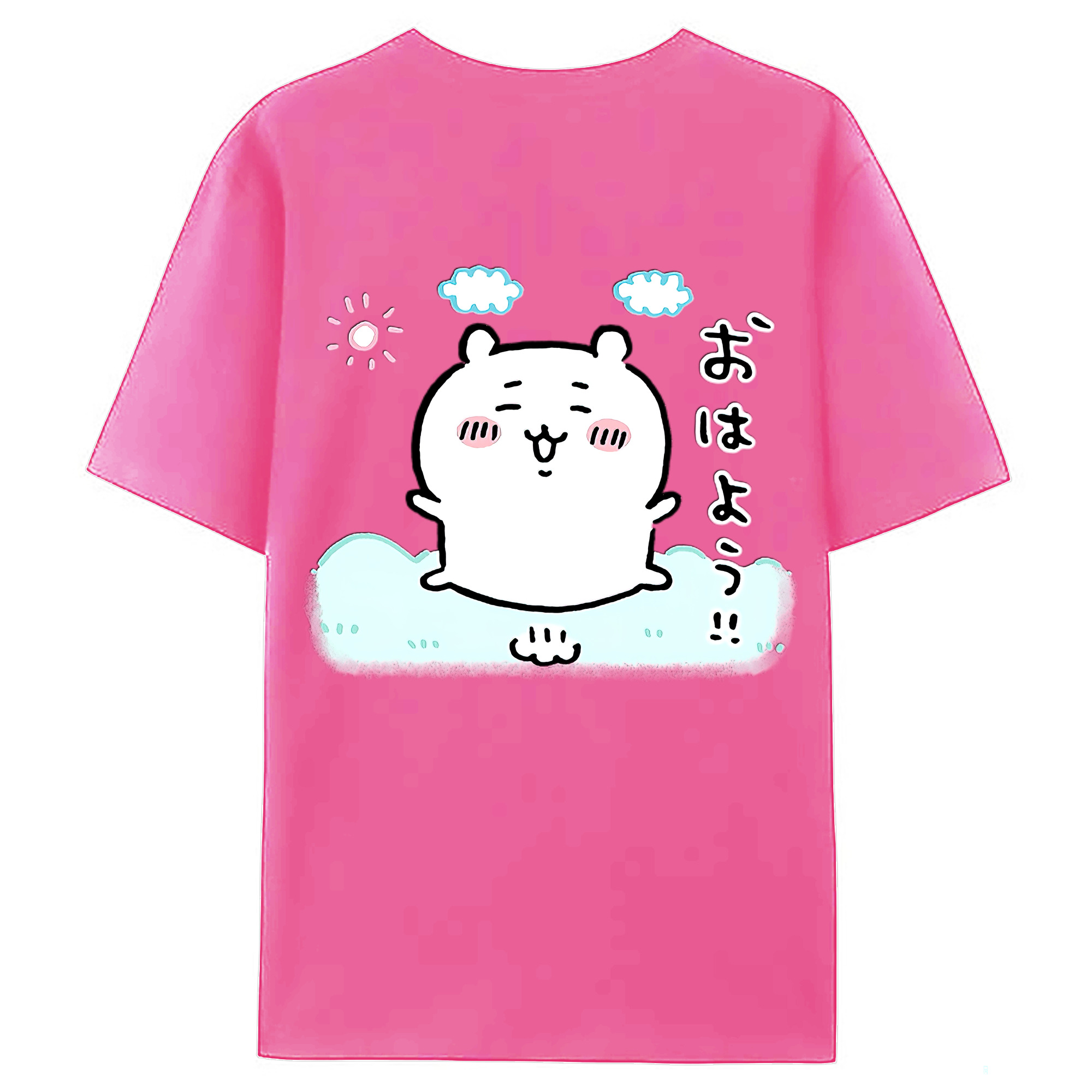 （画像用） ちいかわ ちいかわ Chii-kawa chiikawa レディース半袖Tシャツ(バックプリント)